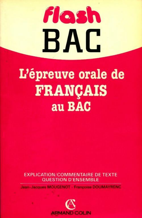 L'épreuve orale de français au BAC - Jean-Jacques Mougenot - Livre