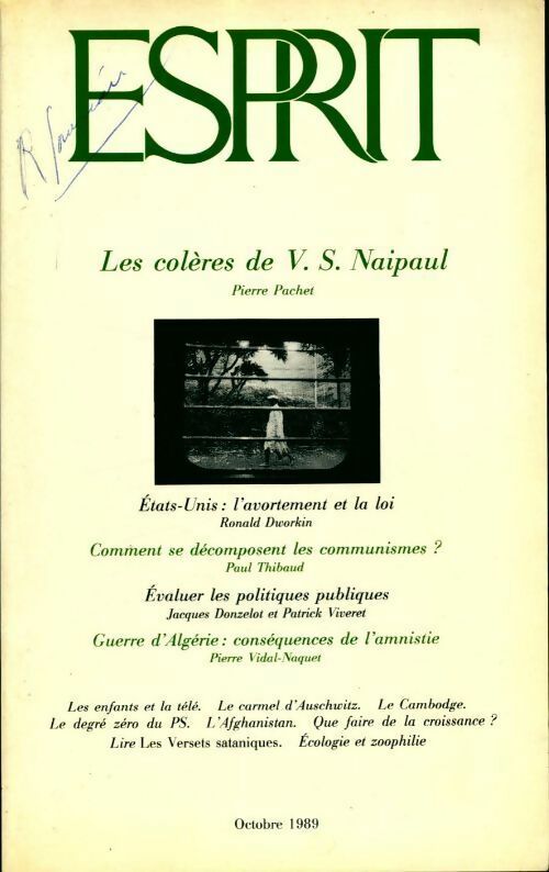 Les colères de V.S. Naipaul - Collectif - Livre