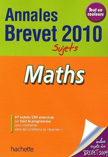 Maths brevet 2010 sujets - Philippe Rousseau - Livre