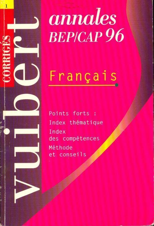 Français CAP/BEP 1996 - Collectif - Livre