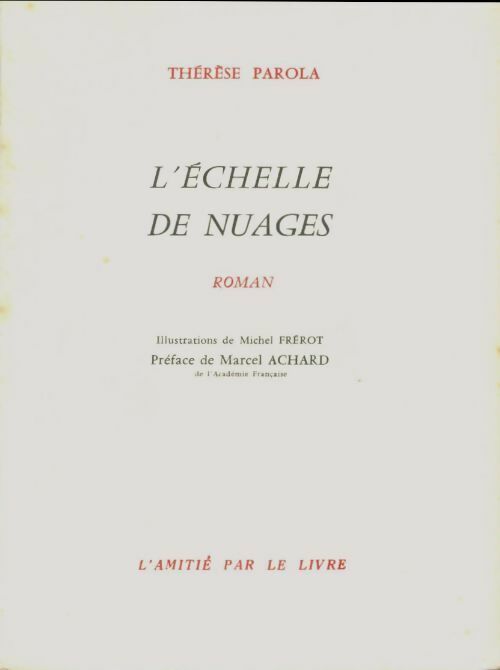 L'échelle de nuages - Thérèse Parola - Livre