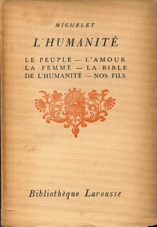 L'humanité Tome V - Jules Michelet - Livre