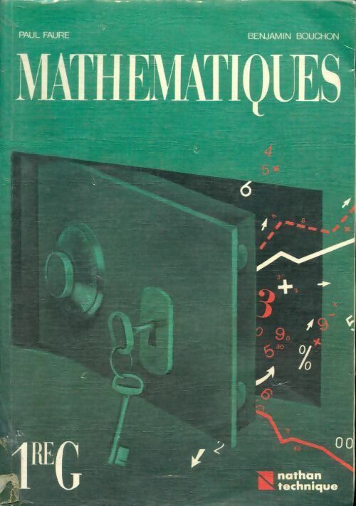 Mathématiques 1ère G - Benjamin Bouchon - Livre