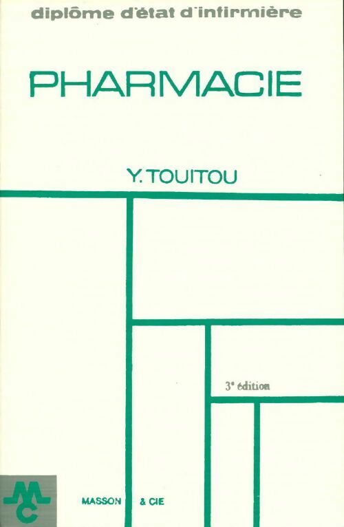 Pharmacie - Y. Touitou - Livre