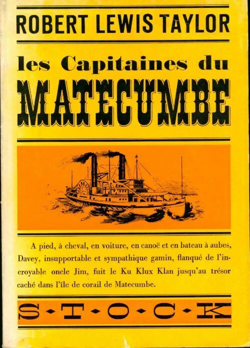Les capitaines du Matecumbe - Robert Lewis Taylor - Livre