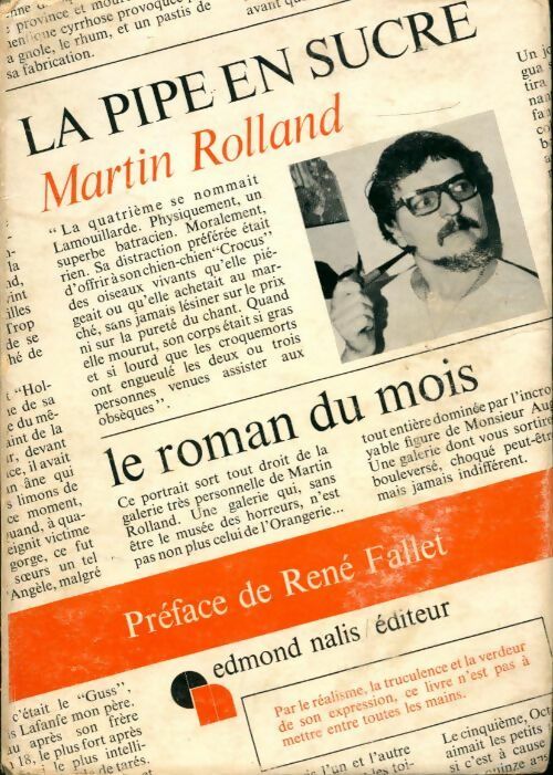 La pipe en sucre - Martin Rolland - Livre