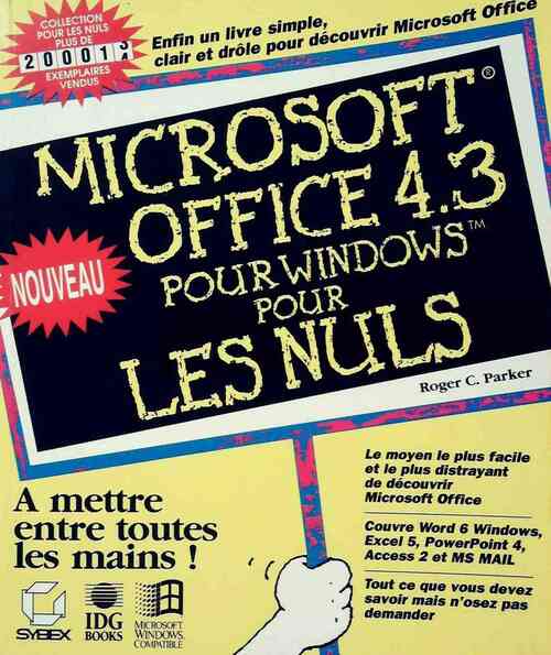 Microsoft Office 4.3 pour windows - Roger C. Parker - Livre
