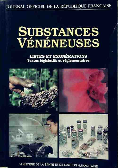 Substances vénéneuses - Collectif - Livre