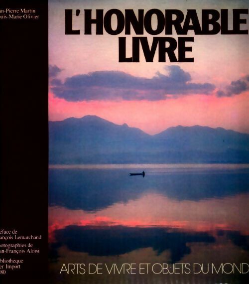 L'honorable livre - Jean-Pierre Martin - Livre