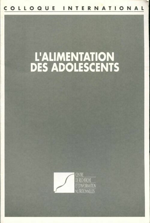 L'alimentation des adolescents - Collectif - Livre