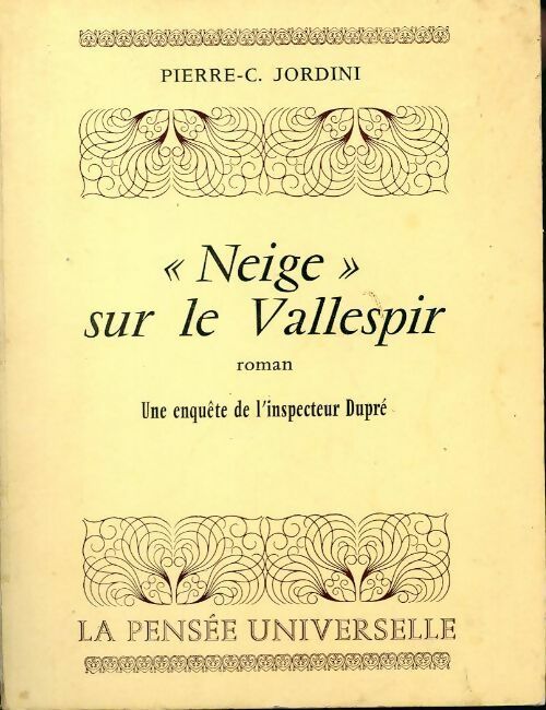 Neige sur le Vallespir - Pierre-C. Jordini - Livre