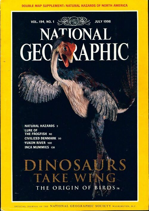 National Geographic US n°194-1 : Dinosaurs take wing - Collectif - Livre