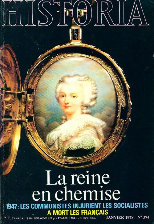 Historia n°374 : La reine en chemise - Collectif - Livre