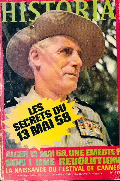 Historia n°318 : Les secrets du 13 mai 1958 - Collectif - Livre