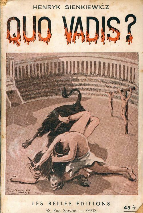 Quo vadis ? - Henryk Sienkiewicz - Livre