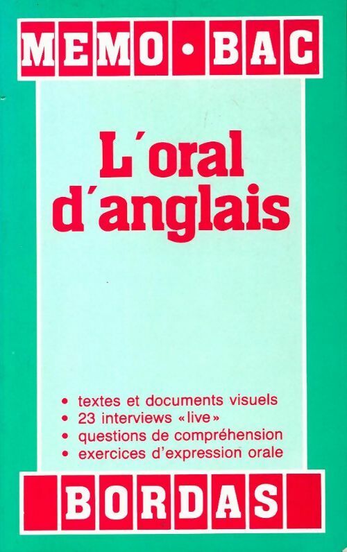 L'oral d'anglais - Gina Burgess - Livre
