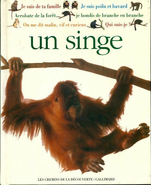 Un singe  - Scott Steedman - Livre