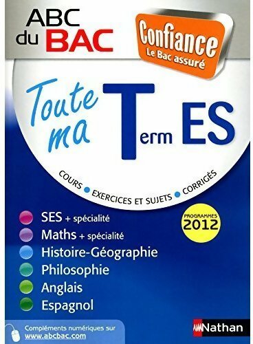 Toute ma Terminale ES - Collectif - Livre