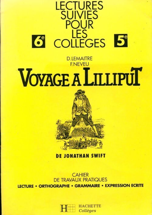 Voyage à Lilliput cahier de TP - Denis Lemaître - Livre