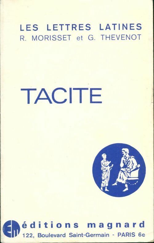 Tacite - roland Morisset - Livre