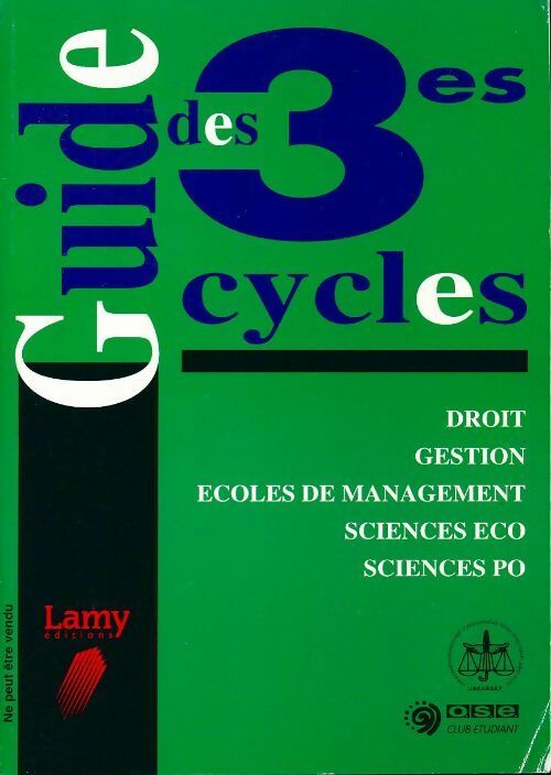 Guide des 3e cycles 1994 - Inconnu - Livre