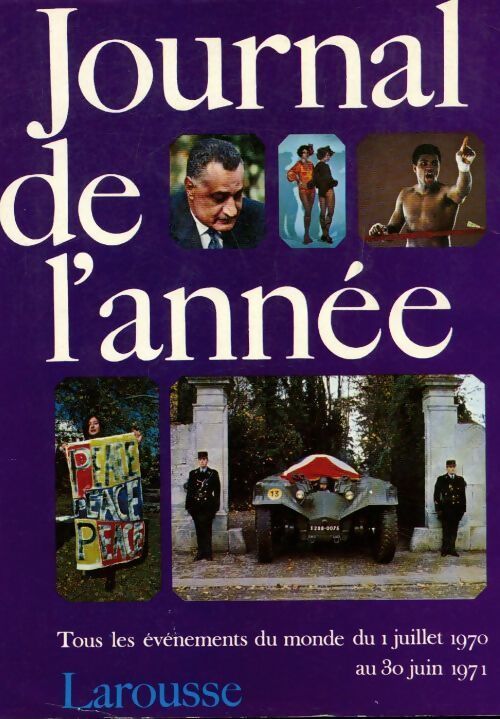 Journal de l'année 1970-1971 - Collectif - Livre