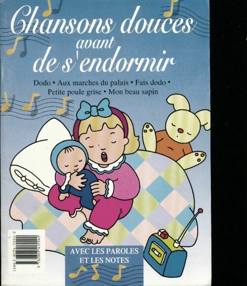 Chansons douces avant de s'endormir - Anonyme - Livre