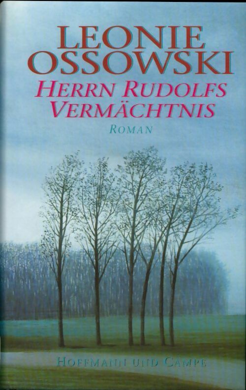Herrn Rudolfs Vermächtnis - Leonie Ossowski - Livre