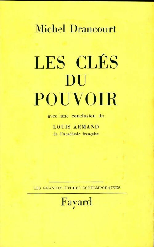 Les clés du pouvoir - Michel Drancourt - Livre