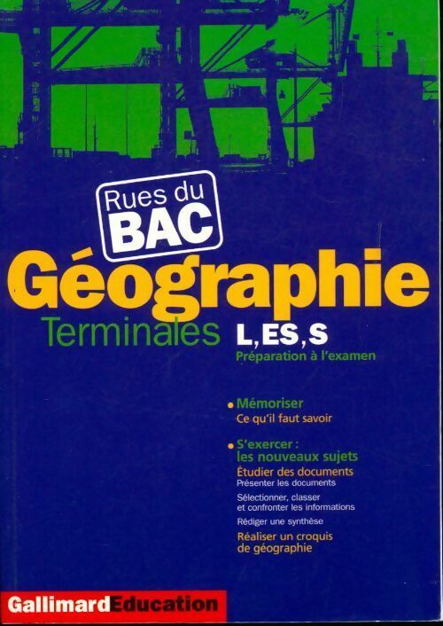 Géographie Terminales L, ES, S - Frédéric Dufaux - Livre
