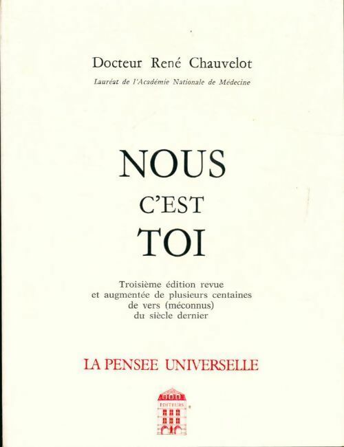 Nous c'est toi ! - René Chauvelot - Livre