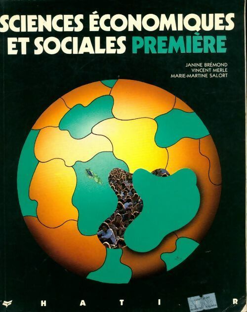 Sciences économiques et sociales Première - Antoine Marès - Livre