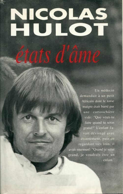 Etats d'âme - Nicolas Hulot - Livre