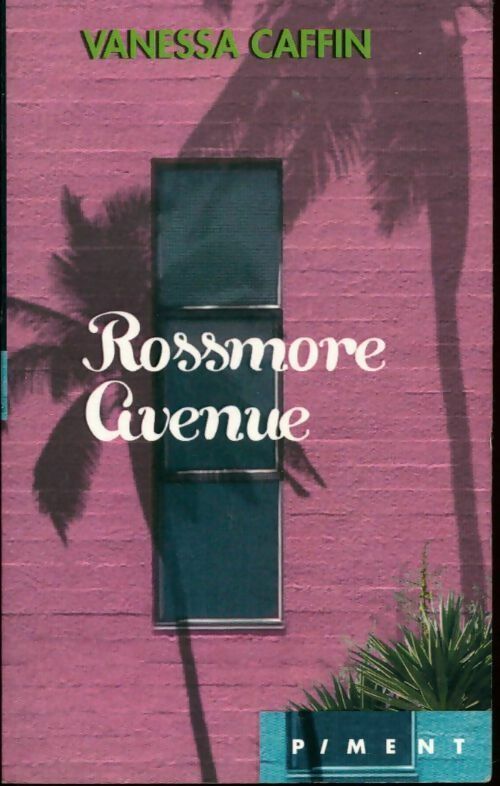 Rossmore avenue - Vanessa Caffin - Livre