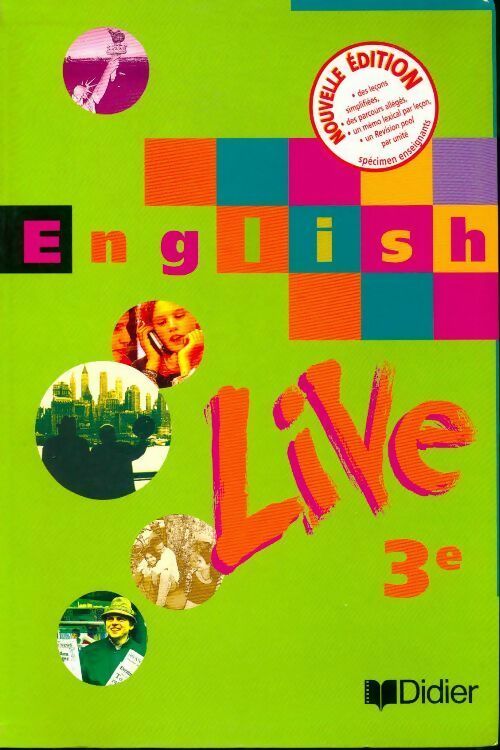 Anglais 3e English live - Annie Scoffoni - Livre