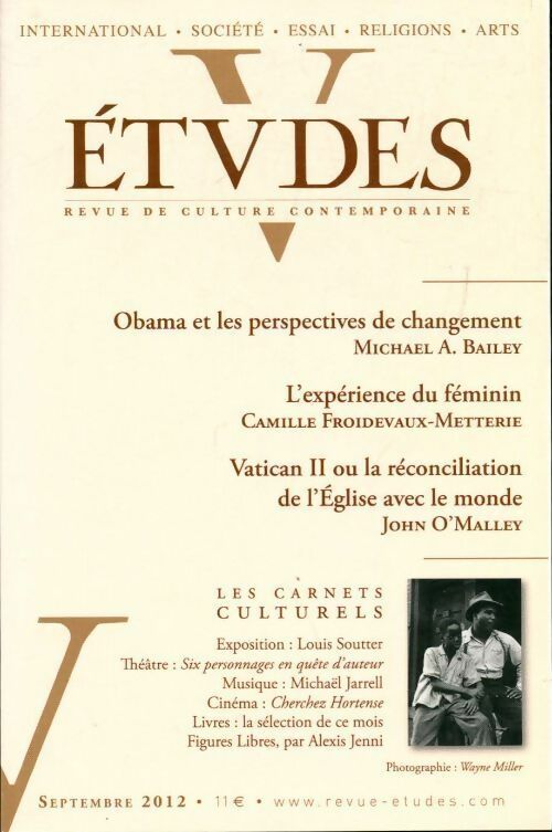 Études n°417 : Obama et les perspectives de changement - Collectif - Livre