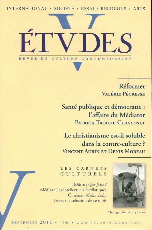 Études n°415-3 : Réformer / Santé publique et démocratie / ... - Collectif - Livre