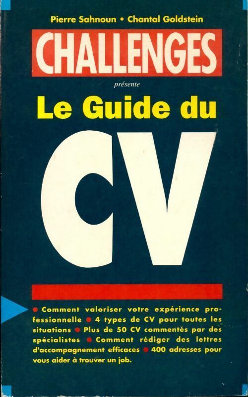 Le guide du CV - Pierre Sahnoun - Livre