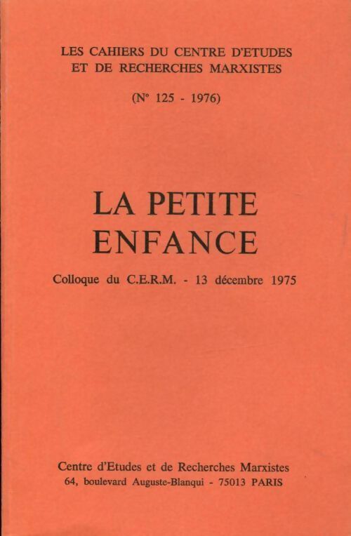 La petite enfance ! - Collectif - Livre