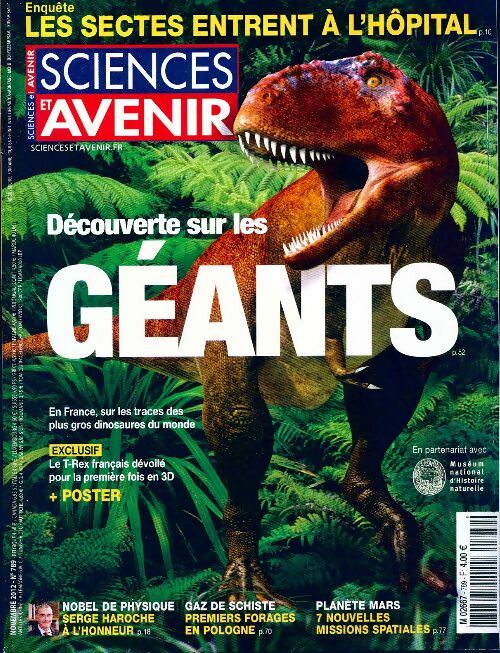 Sciences et avenir n°789 : Découverte sur les géants - Collectif - Livre