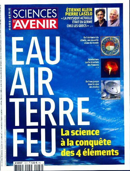 Science et avenir Hors-Série n°172 : Eau, air, terre, feu - Collectif - Livre
