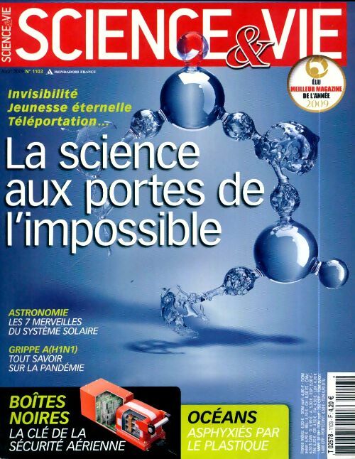 Science & vie n°1103 : La science aux portes de l'impossible - Collectif - Livre