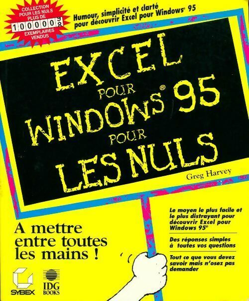 Excel pour Windows 95 pour les nuls - Greg Harvey - Livre