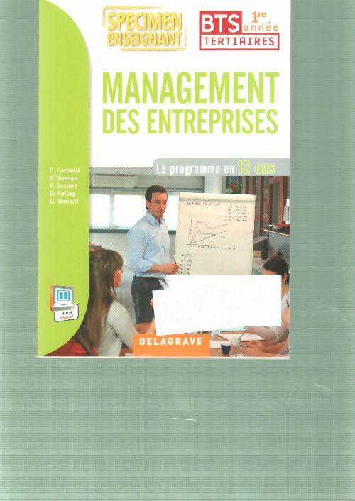Management des entreprises BTS Tertiaires 1ère année : spécimen enseignants - C. Cornolti - Livre