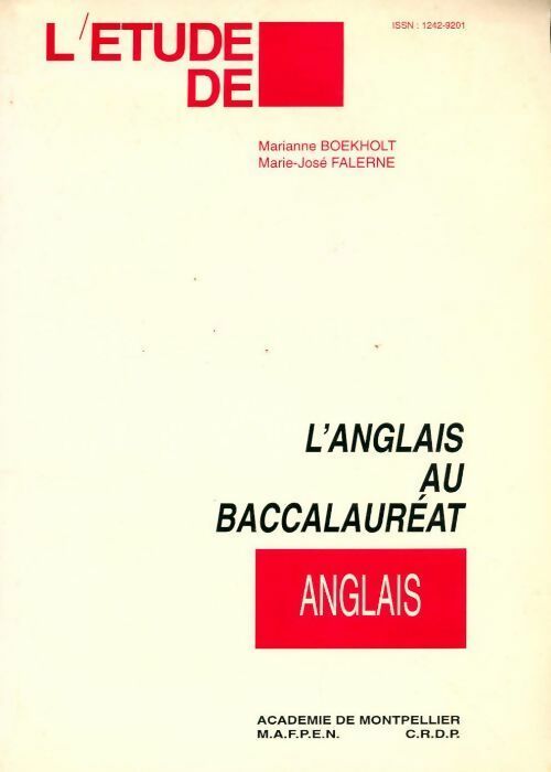 L'anglais au baccalauréat - Marianne Boekholt, Marie-José Falerne - Livre