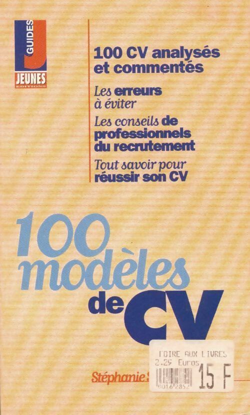 100 modèles de CV - Stéphanie Salti - Livre