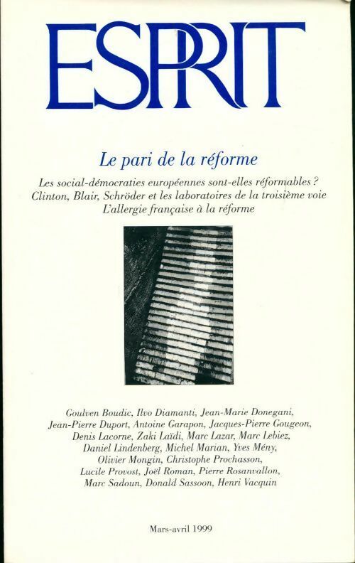 Esprit n°251 : Le pari de la réforme. Les social-démocraties sont-elles réformables ? - Collectif - Livre