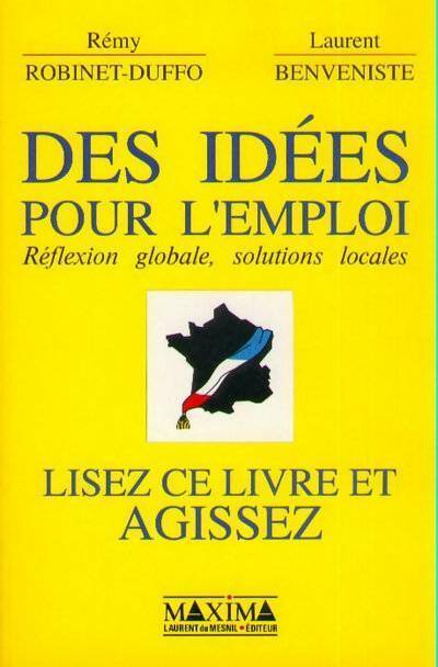 Des idées pour l'emploi. Réflexion globale, solutions locales - Rémy Robinet-Duffo - Livre