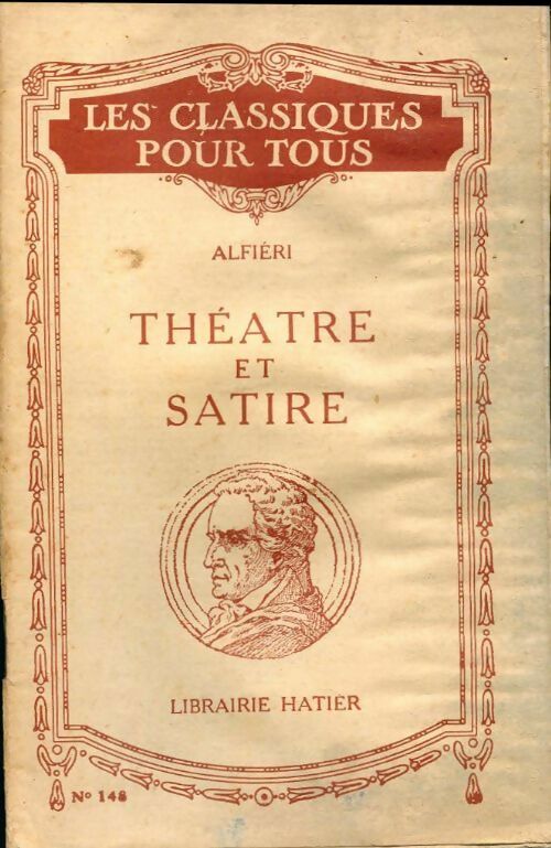 Theâtre et satire - Vittorio Alfieri - Livre