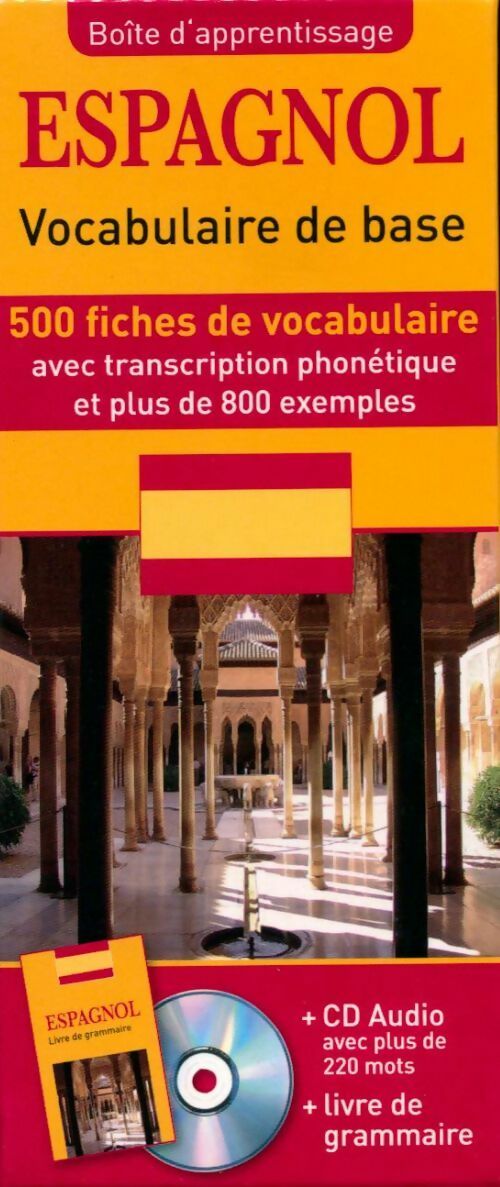 Espagnol. Vocabulaire de base. Boîte d'apprentissage - Collectif - Livre
